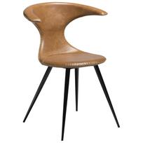 Dan-Form Valgomojo kėdė FLAIR ruda (Light Brown) – juodos kojelės