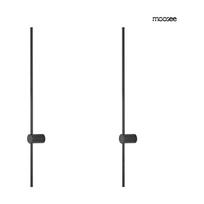 MOOSEE OMBRE 100, juodų sieninių šviestuvų komplektas (2 vnt.)