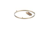 Ideal Lux Lubinis šviestuvas ORACLE SLIM PL D050 ROUND 3000K ON-OFF OT, 370217