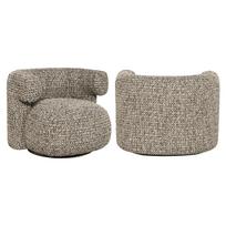 Richmond Interiors Fotelis Talley cobblestone su pasukimo funkcija