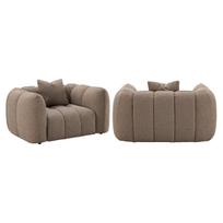 Richmond Interiors Fotelis Hogan mocca chunky fire retardant