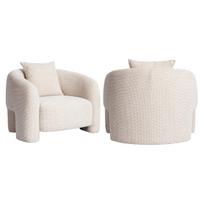 Richmond Interiors Fotelis Tuscany beige blockweave