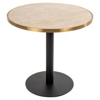 Richmond Interiors Valgomojo stalas BRAZZA Beige 80 cm (apvalus)