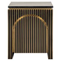 Richmond Interiors Naktinis staliukas LES ARCS Brushed Gold