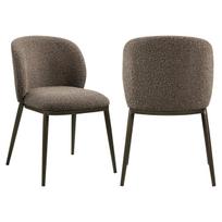 Richmond Interiors Valgomojo kėdė GANDY Brown Chunky