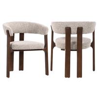 Richmond Interiors Valgomojo kėdė CONTIGO Mocca Fancy