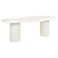 Richmond Interiors Valgomojo stalas Bloomstone baltas 230 cm