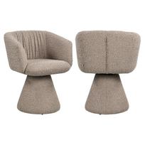 Richmond Interiors Sukama valgomojo kėdė Madeline Mocca Chunky FR