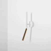 Aldex SIENINIS ŠVIESTUVAS STICK BALTAS | AUKSO SPALVOS, 1067C
