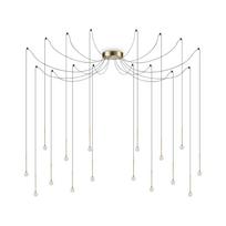 Ideal Lux Pakabinamas LED šviestuvas LUCCIOLA SP16 16W aukso spalvos, 284019