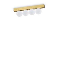 Ideal Lux Lubinis LED šviestuvas PING PONG PL4 12W žalvario spalvos, 328249