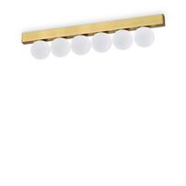 Ideal Lux Lubinis LED šviestuvas PING PONG PL6 18W žalvario spalvos, 328263