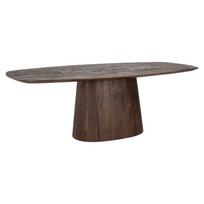 Richmond Interiors Valgomojo stalas Alix danish oval 230 (Dark brown)