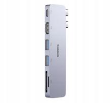 Baseus UltraJoy Series 6w1 USB-C 40Gb/s USB 3.0 HDMI 4K z czytnikiem SD i microSD - szary (B00052802811-04) | B00052802811-04 | 6932172657697