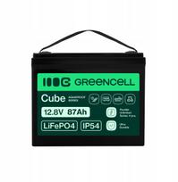 Green Cell CUBE LiFePO4 Battery 87Ah 12.8V 1113.6Wh Lithium-Iron-Phosphate for Camper, Cleaning Devices, Camping | LFPGC12V87AH | 5904326371705