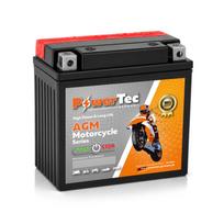 Akumuliatorius PowerTec YTX9A-BS, AGM, motociklinis, 8,5 Ah, 12 V, 70 A, starterinis, švino rūgštinis