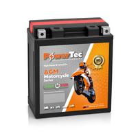 Akumuliatorius PowerTec YTX14AH-BS, AGM, motociklinis, 12 Ah, 12 V, 170 A, starterinis, švino rūgštinis