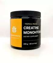 VitalHarmony Kreatino Monohidratas Maisto Papildas Mangų 200g