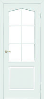 Vidaus durų varčia rėminė Domoletti Classic G, universalios, balta sp., 200 x 70 x 4 cm