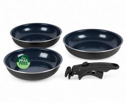 Keptuvių komplektas Russell Hobbs RH03314, Ø 26 cm, aliuminis, juoda sp.