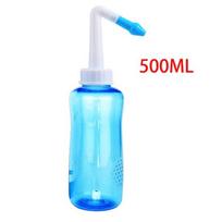 300/500ML Nosies plovimo valiklis Nosies irigatorius Skalavimo buteliukas Nosies apsauga Vengti alerginio rinito Suaugusiems Vaikams Neti indai white