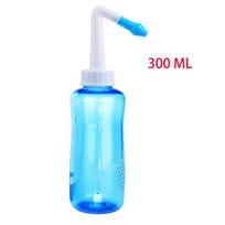 300/500ML Nosies plovimo valiklis Nosies irigatorius Skalavimo buteliukas Nosies apsauga Vengti alerginio rinito Suaugusiems Vaikams Neti indai white