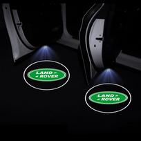 1/2 vnt. LED automobilio durų apšvietimas, projektorius, pasveikinimo lemputė, automobilio emblema, skirta Land Rover Range Rover Defender Freelander Discovery 1 2 3 Evoque Rover L32 2PCS black