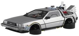 Aoshima Bunka Kyozai Filmo Mecha Atgal į ateitį II dalis Laiko mašina Mastelis Plastikinis modelis Nr. BT-02 1/24 (Automobilis) gray