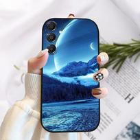 Samsung A17 4G 5G dėklas SM-A176B Kameros apsauginis dangtelis Minkštas TPU silikoninis telefono dėklas Galaxy A 17 SamsungA17 Fundas Coque Galaxy A17 5G blue