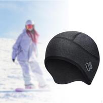Winter Helmet Liner Cap Skull for Running Motorcycling tamsiai pilka spalva