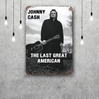 Johnny cash Metaliniai ženklai sienų dekoras Vintažiniai skardos ženklai Kapitono metalinis plakatas Dekoras barui, pub'ui, klubui Sienų dekoracija 30x40cm(11.8x15.7inch)