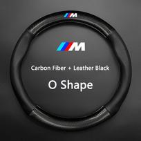 Automobilio neslystanti odinė vairo apdangalas, skirtas BMW M Power X3 X4 X5 X7 E36 E39 E46 E60 E65 E90 F10 F15 F20 F25 F30 G20 G30 G05 gray