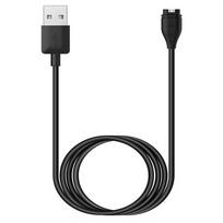 1M USB Įkrovimo Kabelis Įkroviklis Garmin Forerunner 45 45S 55 745 black
