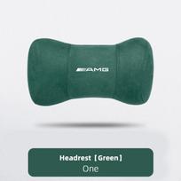 Automobilinės kėdutės zomšinė atminties putplasčio kaklo pagalvėlė galvos atrama Mercedes Benz AMG W205 C300 W203 W206 W108 W124 W126 W140 W168 GLA GLB GLC gray