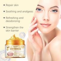 Bee Venom Skin Repair Cream - Heals Damage & Soothes Pain, Gentle All-Over Body Moisturizer For Smooth, Nourished & Healthy Skin one size beige