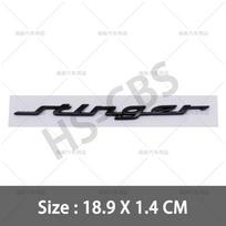 3D ABS Stinger Car Rear r26 Trunk Emblem Fender Decal Car Stickers For Kia Stinger Badge GT Line K2 K3 K4 K5 Sportage R Accessories juoda