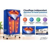 Electric Clothes Dryer - INNOVACASA - Heated Drying Rack 1200W - 2 Tiers 15 kg - Removable Cover, Timer