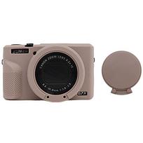 Suderinamas su Canon G7X Mark III Kamera Silikoninis Apsauginis Dangtelis, G7X3 Smūgiams Atsparus ir Dilimui Atsparus Silikoninis Dangtelis Skaitmeninis Aksesuaras black