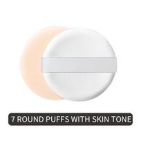 7Pcs Air Cushion Powder Puff Wet And Dry Using Available,For Face And Makeup Puffs For Liquid Foundation, Cream, Concealer white