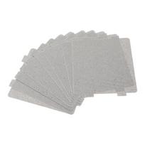 Pack of 10 Cuttable Mica Plate Mica Sheets Microwave Waveguide Cover Suitable for Microwaves Hair Dryers and Toasters 1 gray