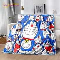 3D Animacinis svajonių D-Doraemon Anime minkštas flanelinis pledas lovai, miegamajam, sofai, iškylai, metamas pledas užkloti lauke, laisvalaikiui, dovana 75x90cm