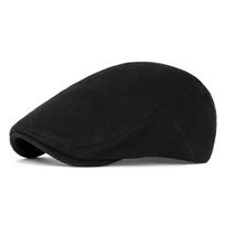 Unisex Corduroy Cotton Beret: Cozy Autumn/Winter Flat Cap, Casual British Newsboy Style. Adjustable juoda