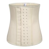 Women Latex Waist Trainer Hourglass Girdles Stomach Support Belt Post Op Colombian Faha Best Stomach Wrap Belly Sheath for Slim 4 XL smėlis