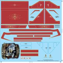 Gold Nugget Kenworth SAR Truck Decals - 1/24 1/50 - Water Decals - Waterslide beige