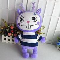 Laimingi Medžio Draugai Pliušiniai Lėlių Rinkinys Nutty Flippy Handy Petunia Flaky Lifty Shifty Sniffles Giggles HTF Figūrėlės Žaislai 40cm Pagalvė