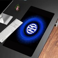 Inter Milan emblemos pelės kilimėlis, guminis pagrindas, esporto stalo kilimėlis, pelės kilimėlis žaidėjams ir biuro reikmėms, žaidimų stalas, lengvai valomas kilimėlis 30cmx60cm（11.8x23.6inch）