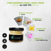 Ftune Night Cream | Hydrating Moisturizer for Smooth, Radiant & Refreshed Skin, 50gm white