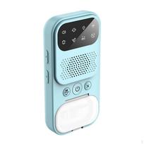 Bedwetting Alarm Vibration Notification Child Device Portable for Blue English white