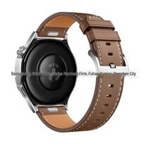 HUAWEI WATCH GT6/GT7 natūralios odos apyrankė - Oficialaus stiliaus GT6 laikrodžiui 22mm Interface ruda