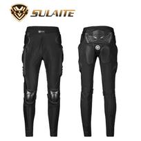 Sulaite Motorcycle Armor Trousers Motocross Pants Long Armor Knee Crotch Hip Protection Motorbike Riding Racing Equipment Shorts L juoda